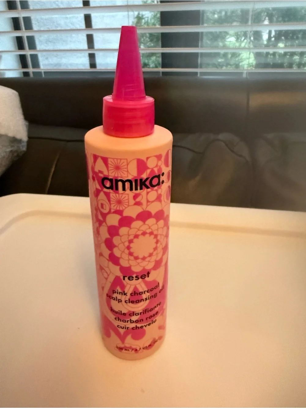 amika Reset Pink Charcoal Scalp Cleansing Oil